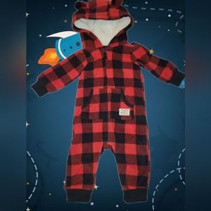 6mts fleece lined one piece outfit